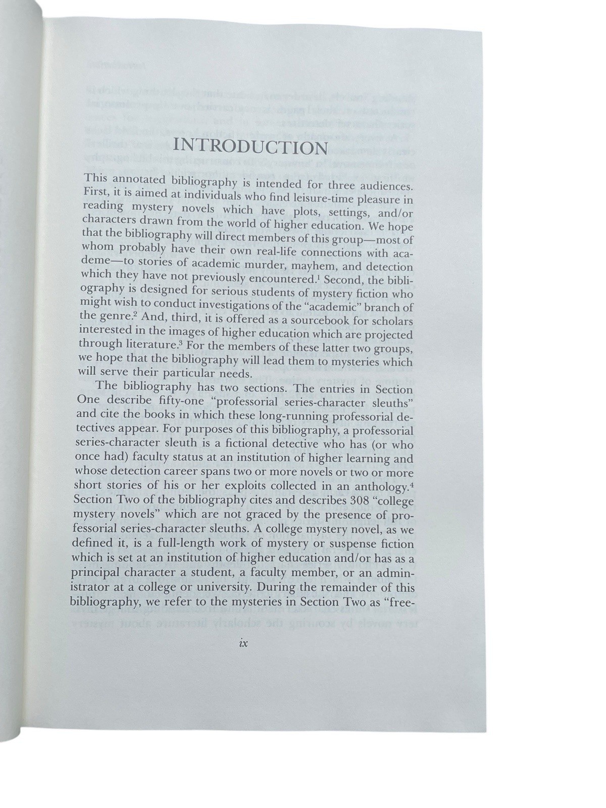 College Mystery Novels An Annotated Bibliography John E. Kramer Jr. 1983