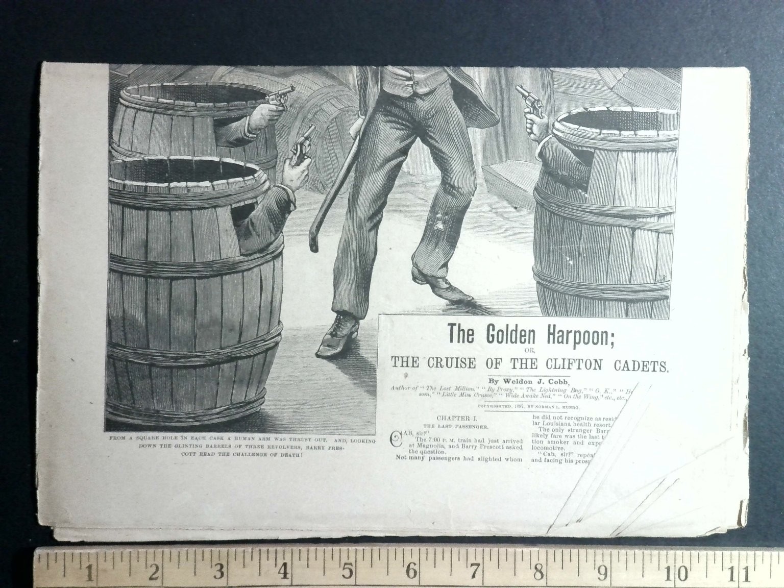 Golden Hours Vol. XIX No. 474 by Norman L. Munro 1897 Rare Adventure Comics