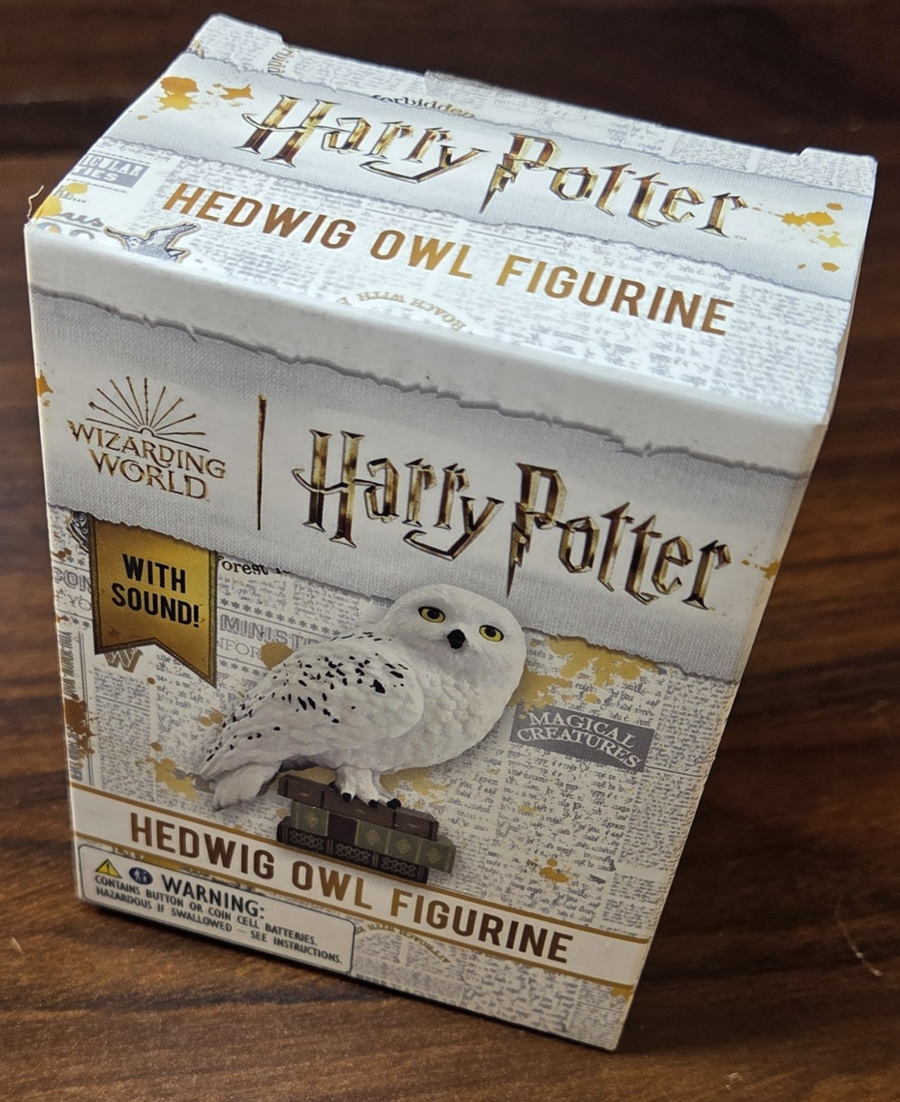 Harry Potter: Hedwig Owl Figurine: With Sound (RP Minis) NEW- Free Shipping