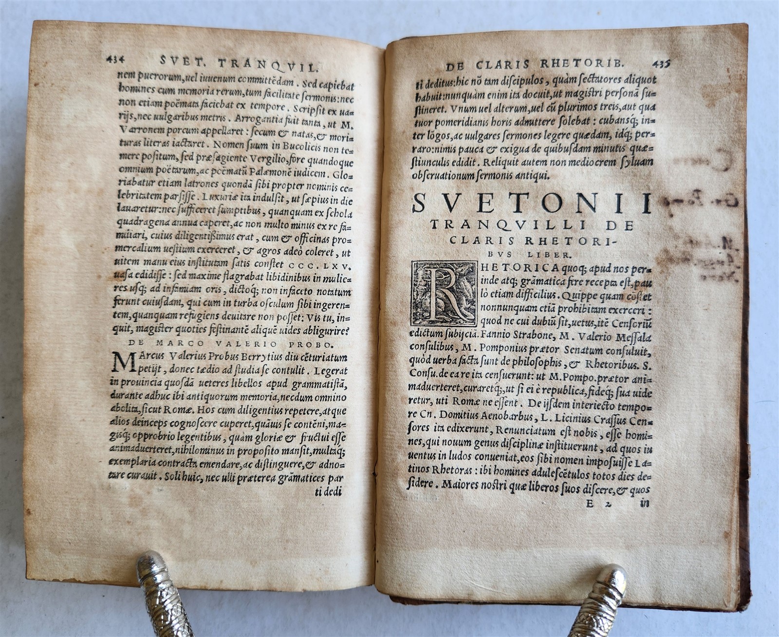 1542 HISTORY by PLINY SECUNDUS antique 16th CENTURY