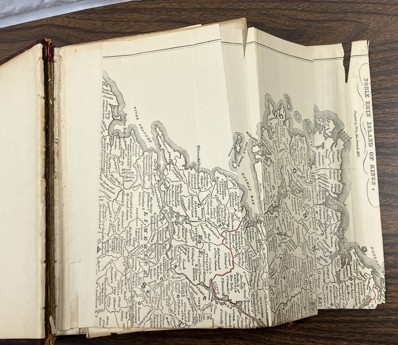 The History Of Ireland by Martin Haverty – 1885 – Embossed Leather