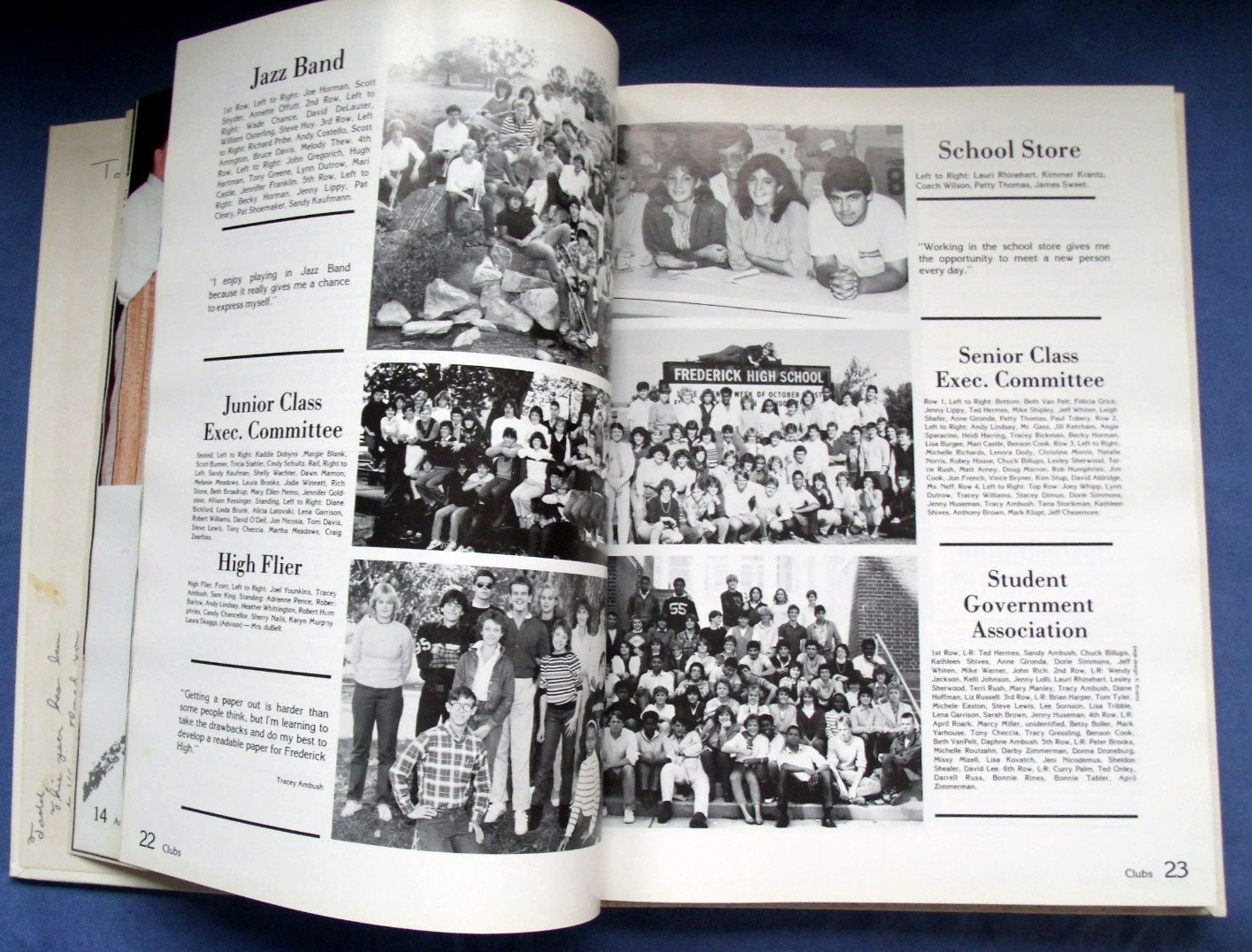 “The Last Word” 1985 Frederick Md High School Yearbook – 224 Pages – Maryland