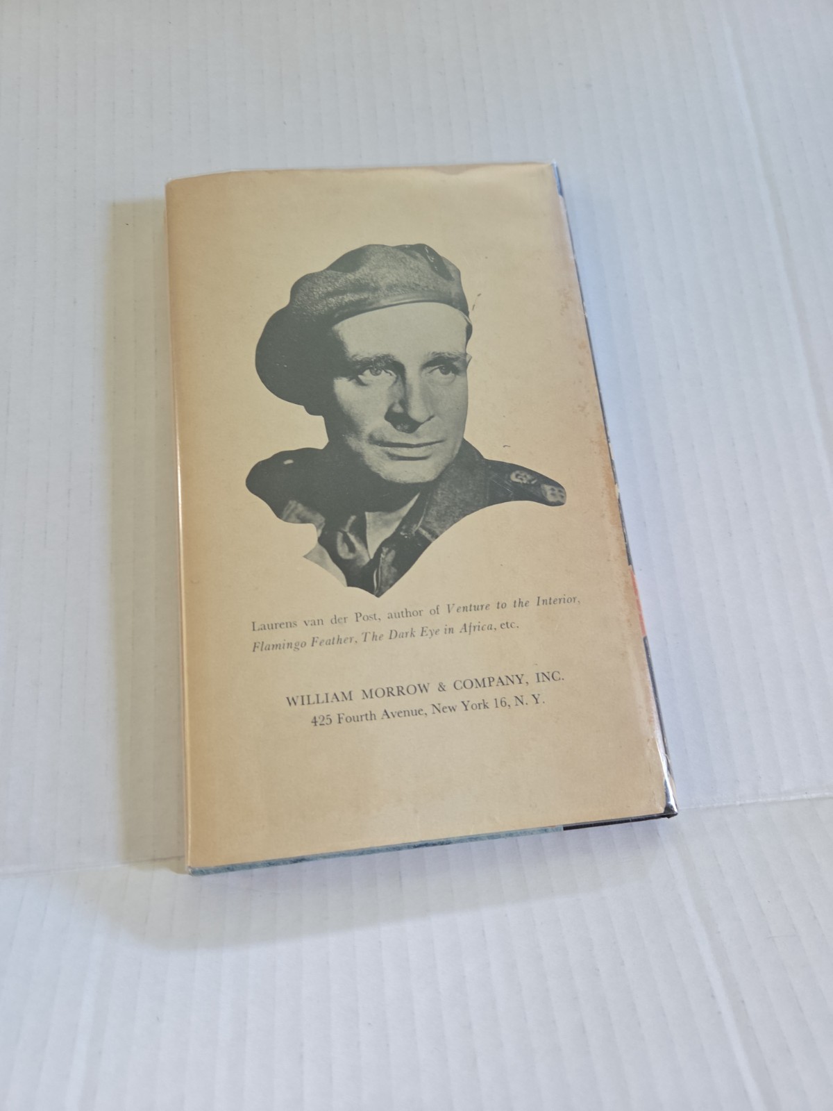 A Bar of Shadow by Laurens van der Post 1956 2nd Printing Hard Cover/DJ Book