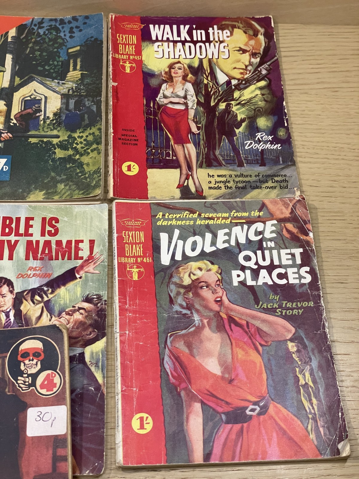 7 x THE SEXTON BLAKE LIBRARY 228, 358, 437, 460, 461, 484, 486