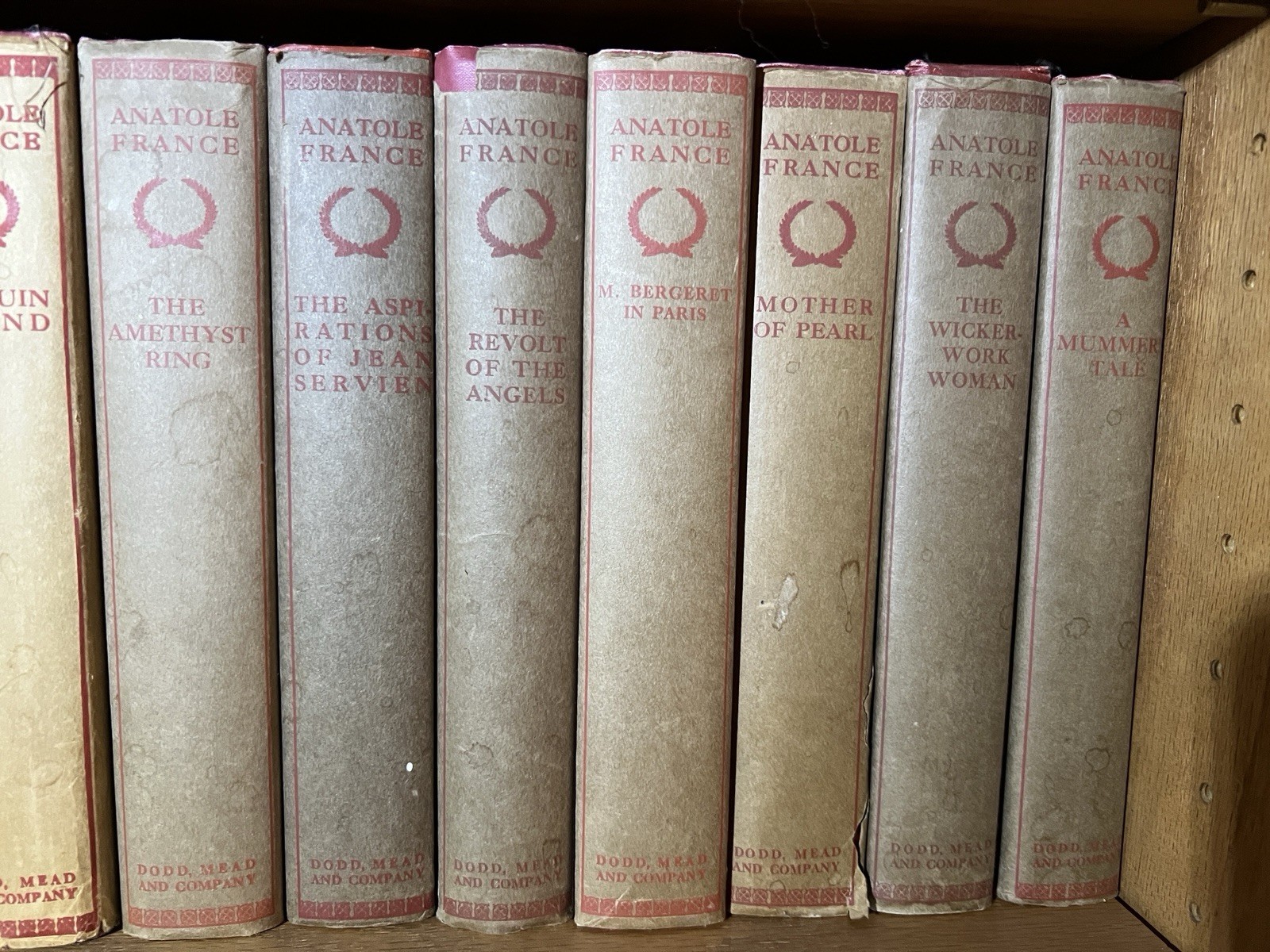 Anatole France – Complete 15-Vol Matched Master Edition (Dodd, Mead & Co) Rare!