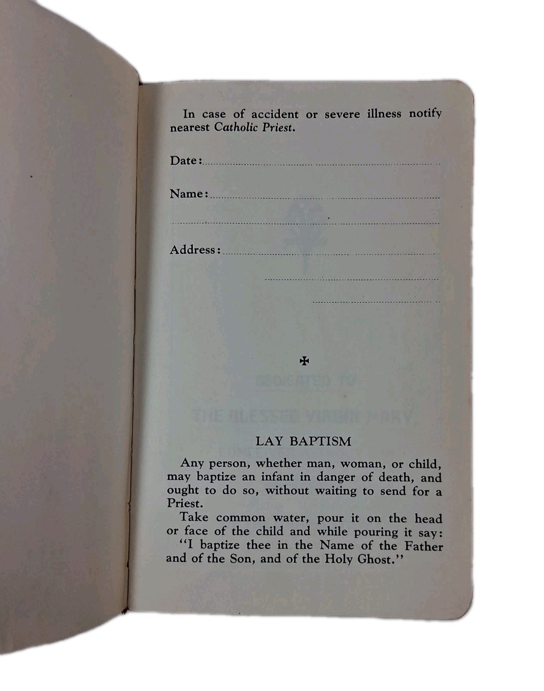 Vintage 1957 Sunday Missals: Marian Sunday and Saint Joseph Continuous, Lot of 2