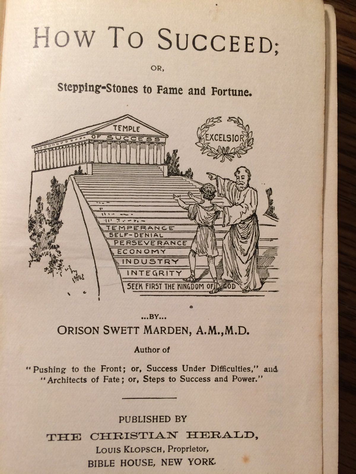 Three Vintage Books Published by The Christian Herald, Louis Klopsch Proprietor