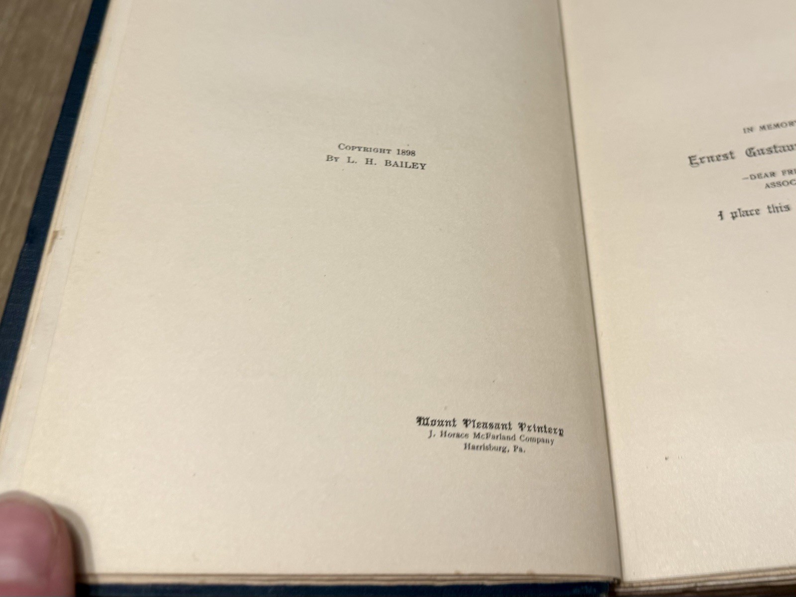 SKETCH OF THE EVOLUTION OF OUR NATIVE FRUITS by L.H. Bailey 1898 HC