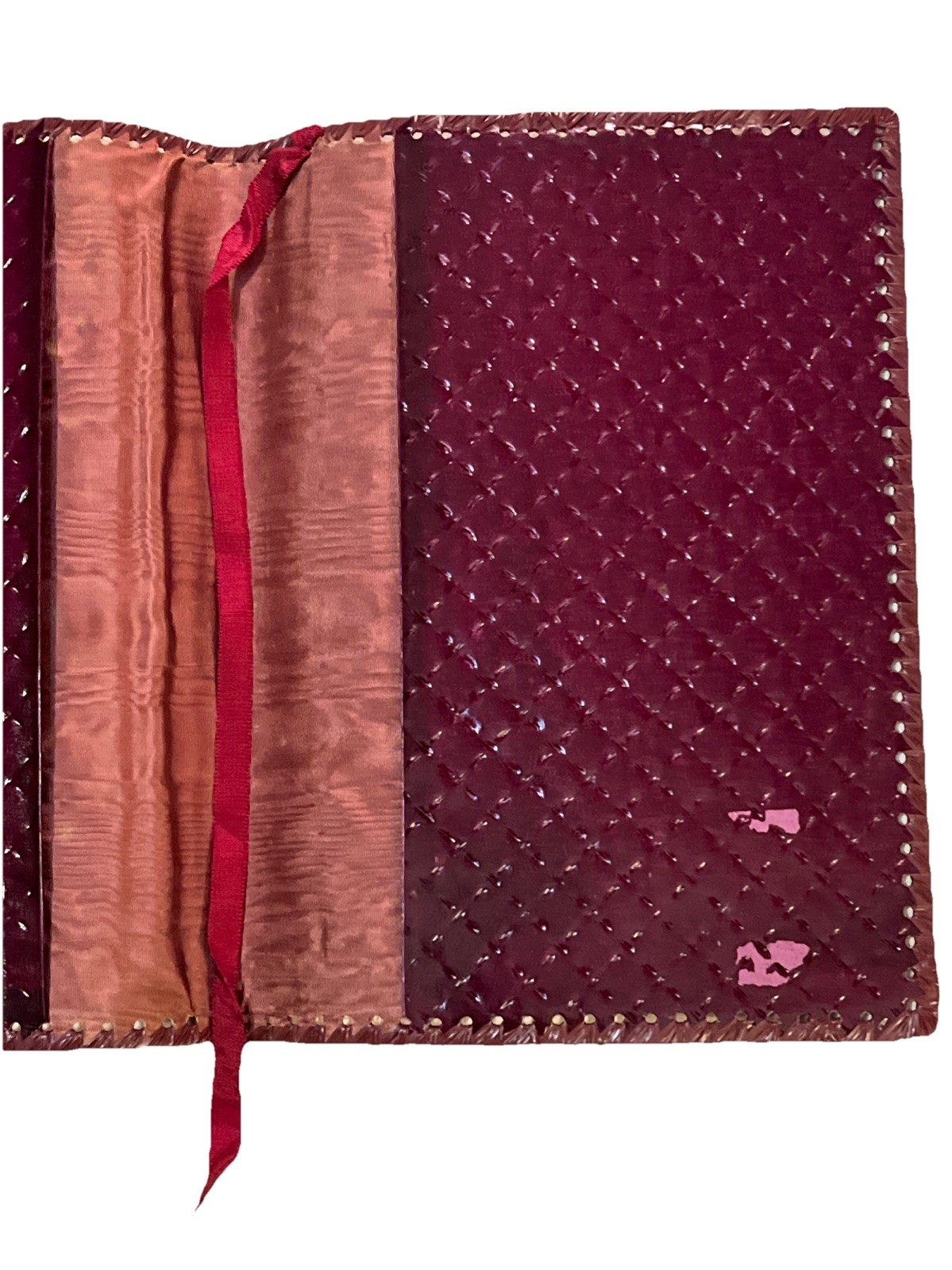 Antique Victorian Era Embossed Leather Book cover