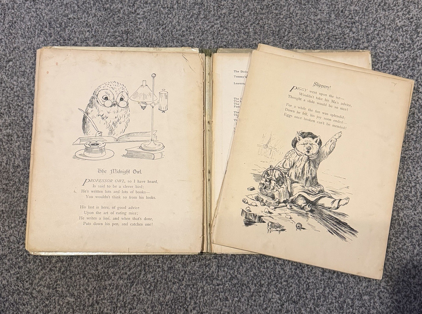 RARE Some Funny Folk Children’s Book C. 1900 ILLUSTRATED