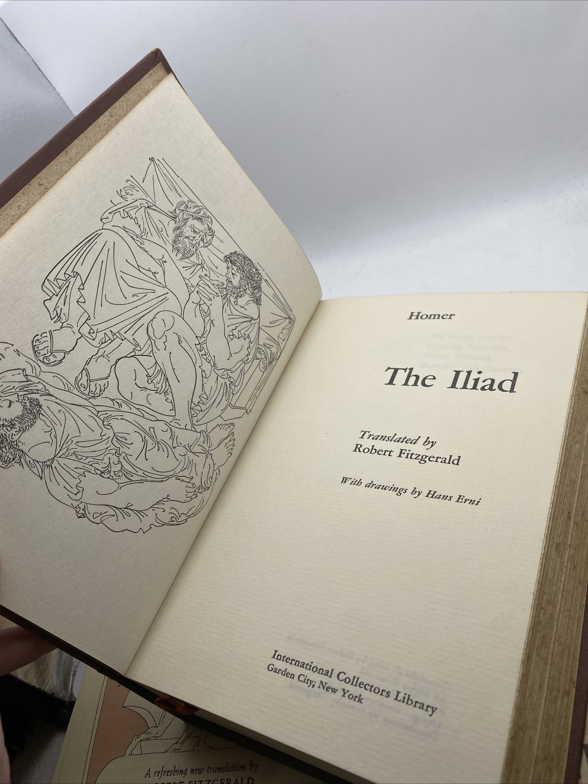 The Iliad Of Homer 1951 International Collectors Library Hardcover