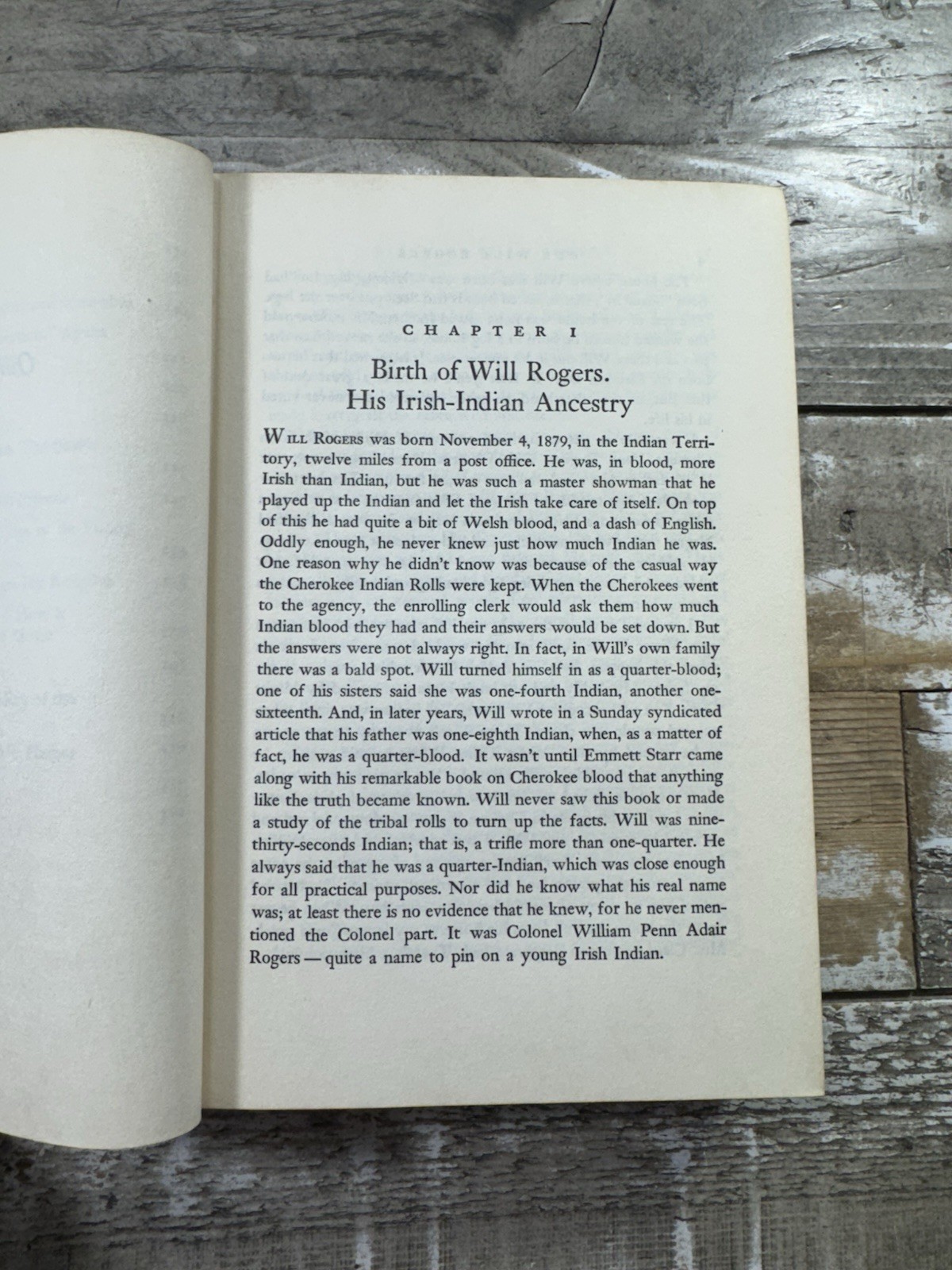 c. 1953 Antique Biography “Our Will Rogers” Dust Jacket