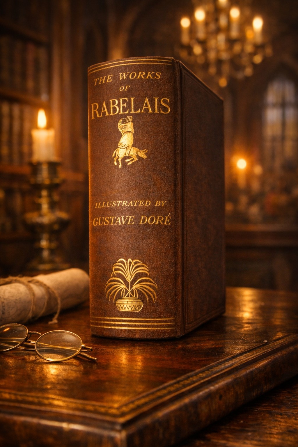 1873 Rabelais Illustrated by Gustave Doré Antique Victorian – Chatto & Windus