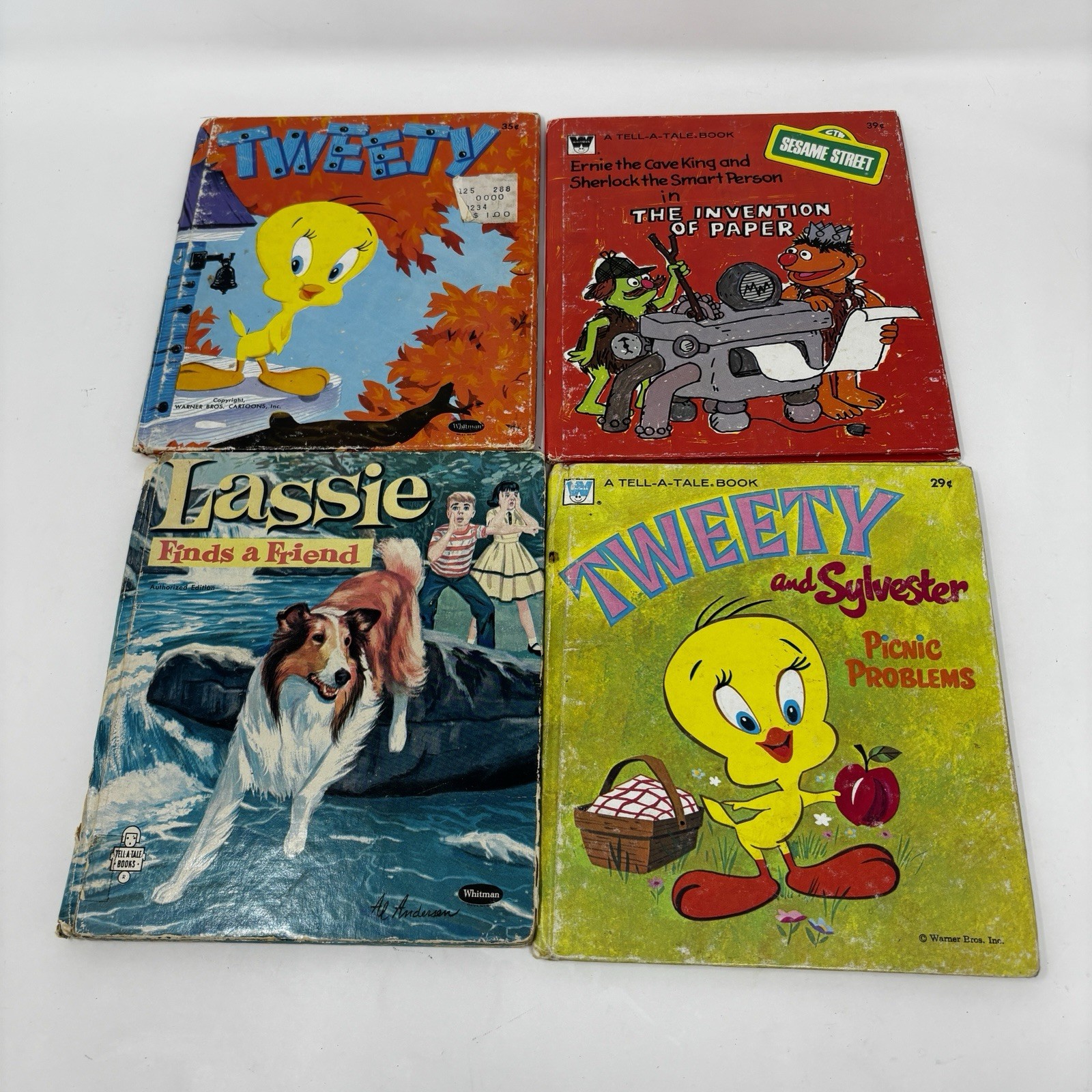Tell-A-Tale Book Lot of 30 – 29 cent, 35 cent 1940-1970’s Poor condition