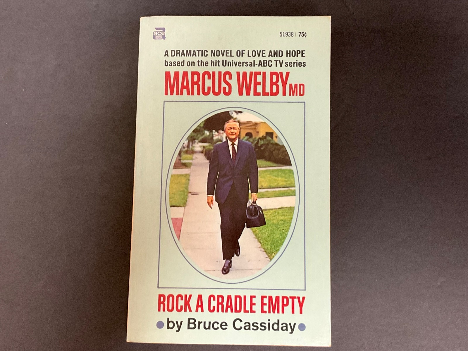MARCUS WELBY MD Rock a Cradle Empty by Bruce Cassiday (1970) Ace TV paperback