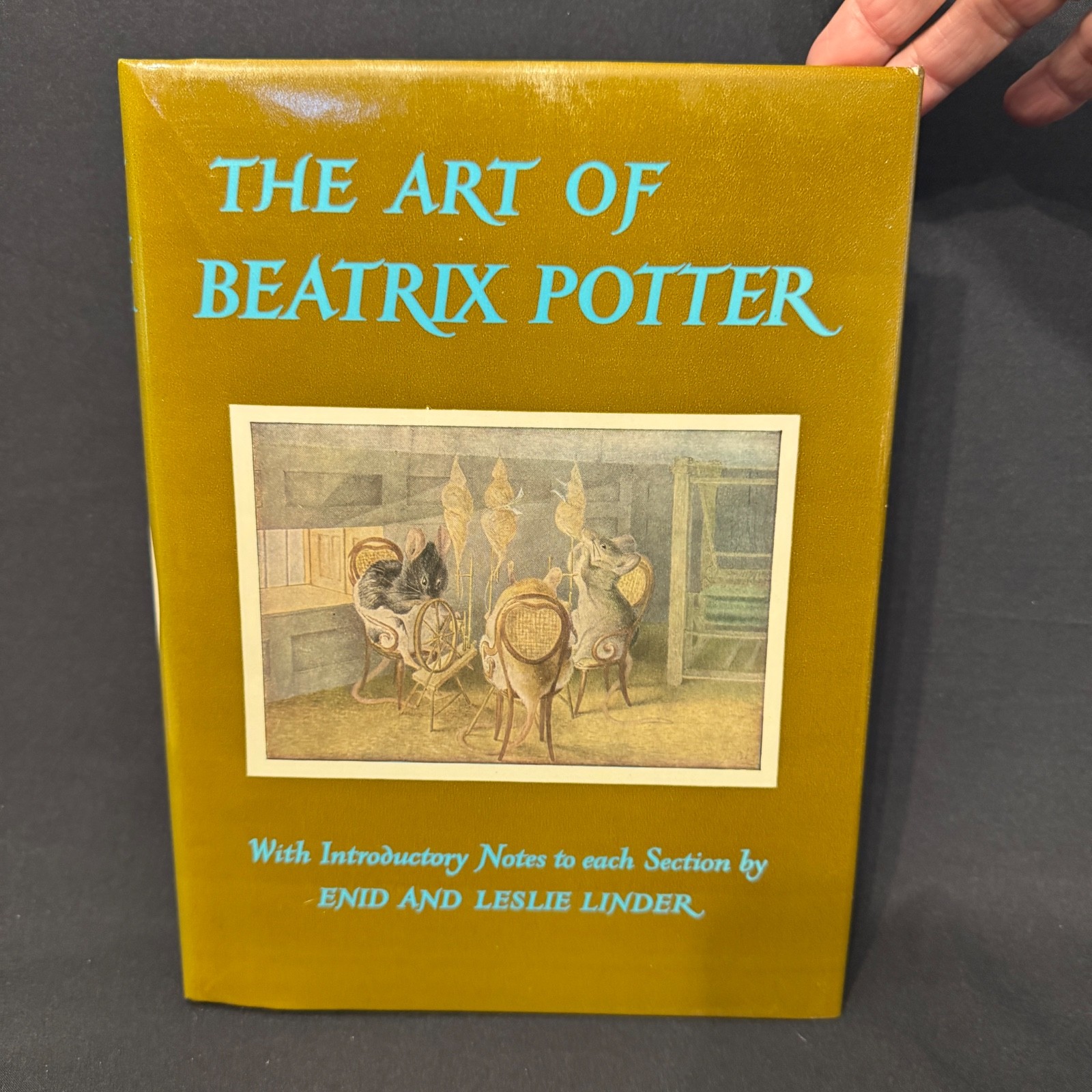 THE ART OF BEATRIX POTTER Enid and Leslie Linder 1976 Illustrated with Slip Case