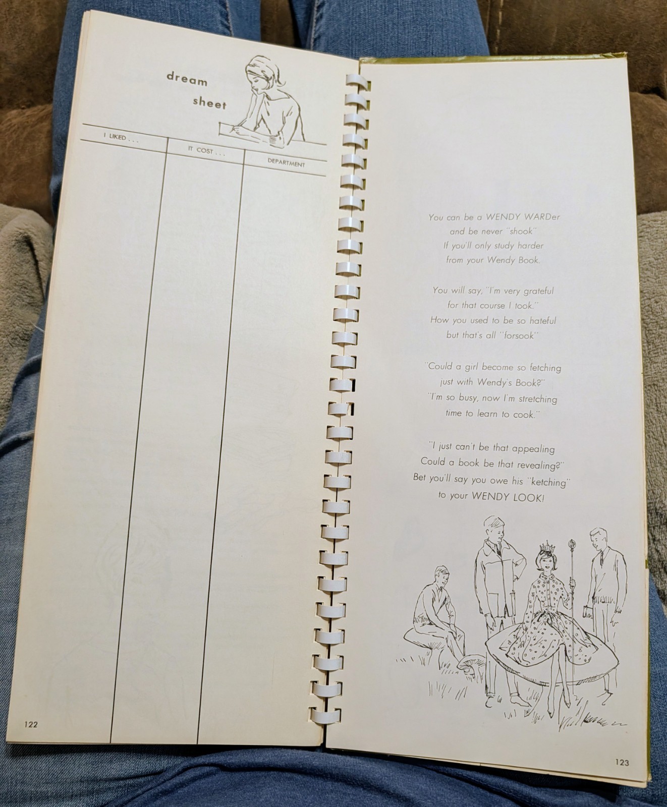 Vtg MCM Wendy Ward Montgomery Wards Charm School Etiquette Course Book 1963