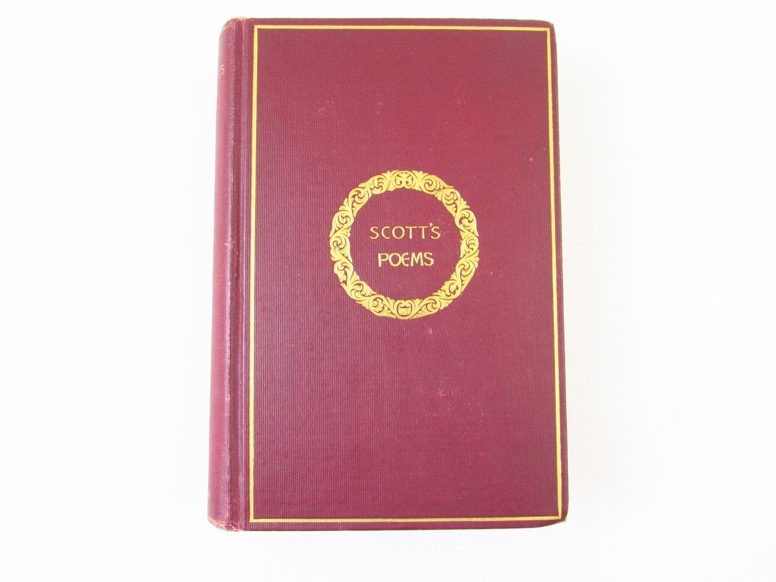 Poetical Works of Sir Walter Scott 1894 Thomas Crowell HC Gilt Edges Poems
