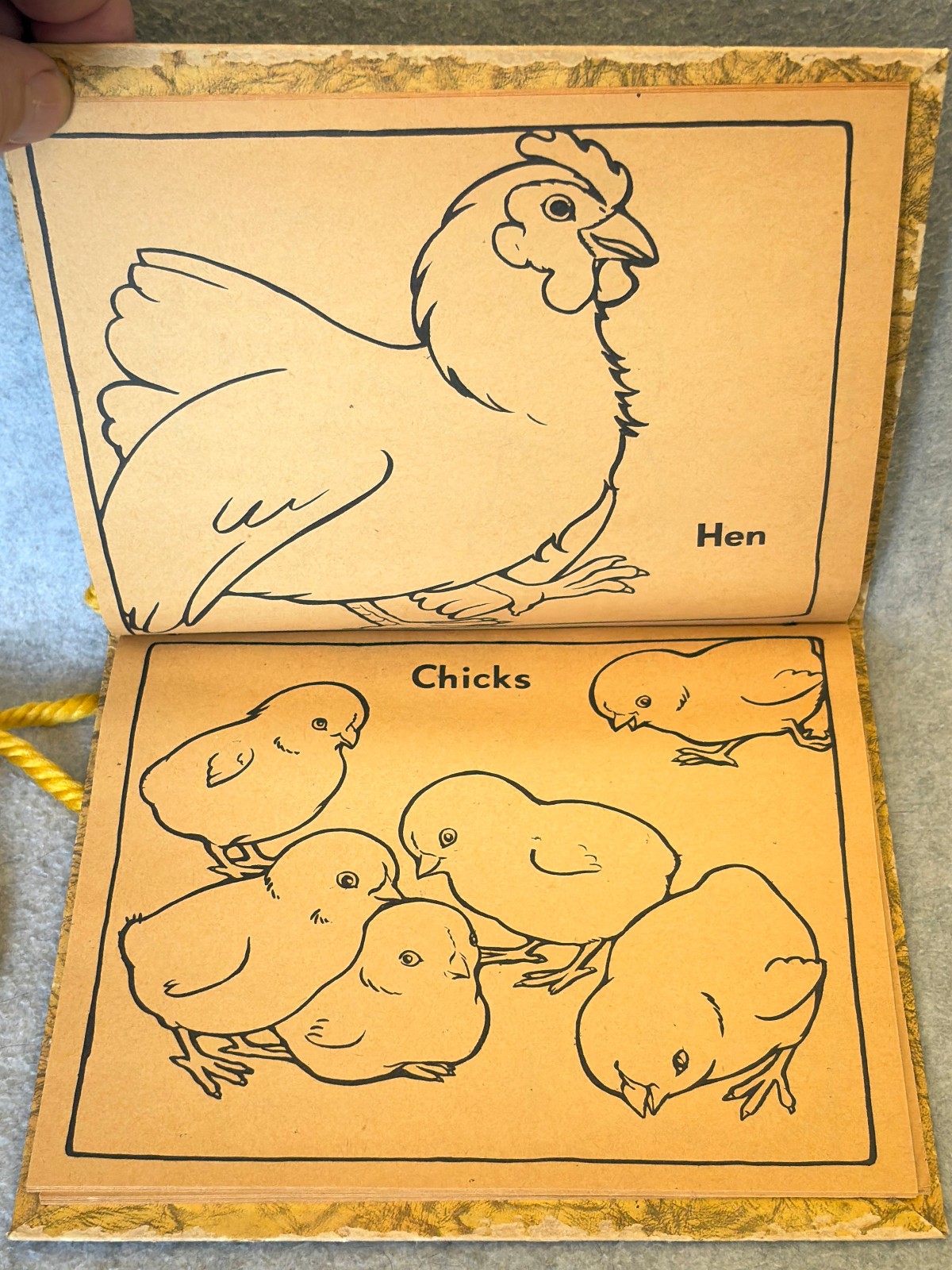 Whitman Publishing The Animals Over The Shoulder coloring book 40 UNUSED pages