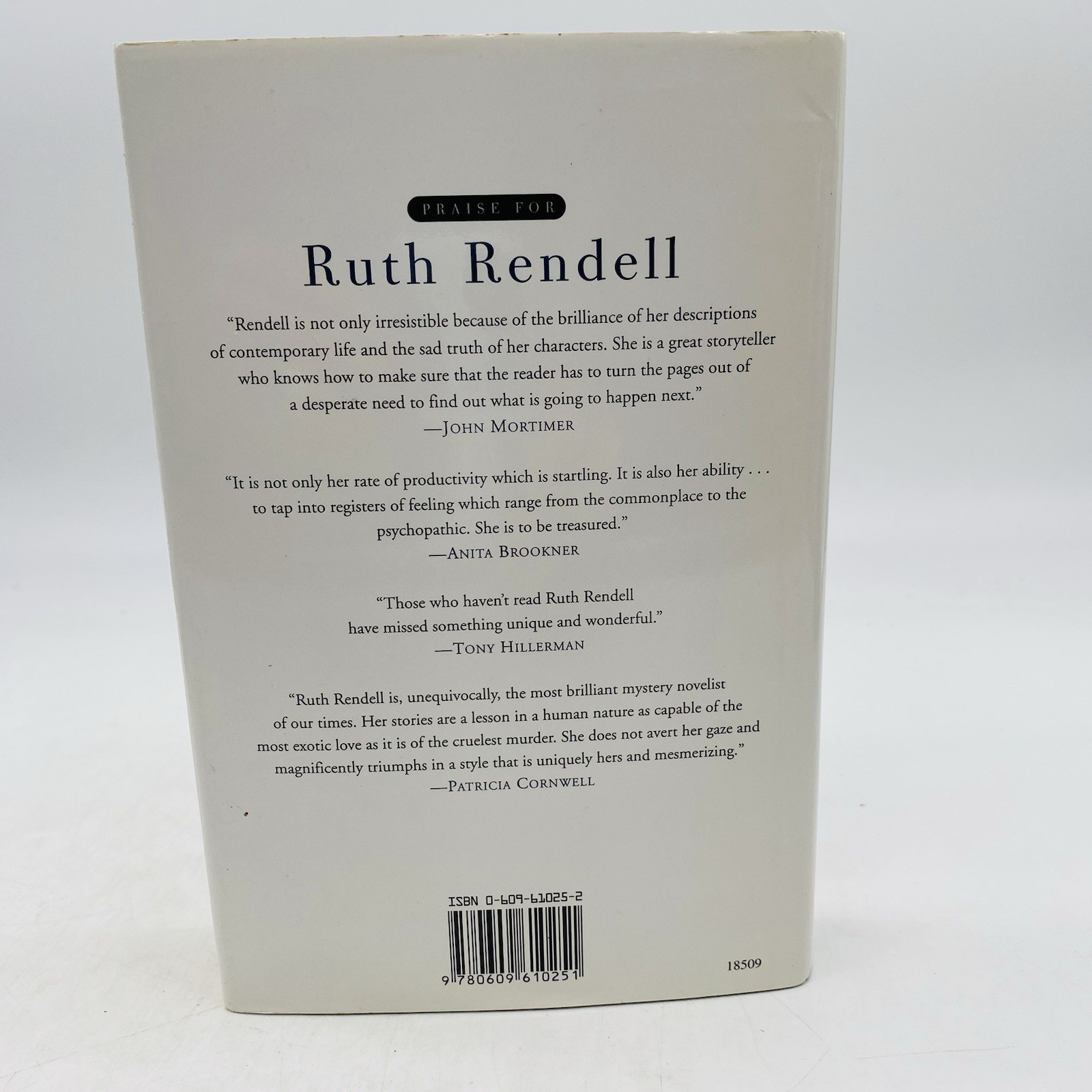 Ruth Rendell Lot of 5 Mystery Books (4 Hardcover & 1 Trade Paperback)