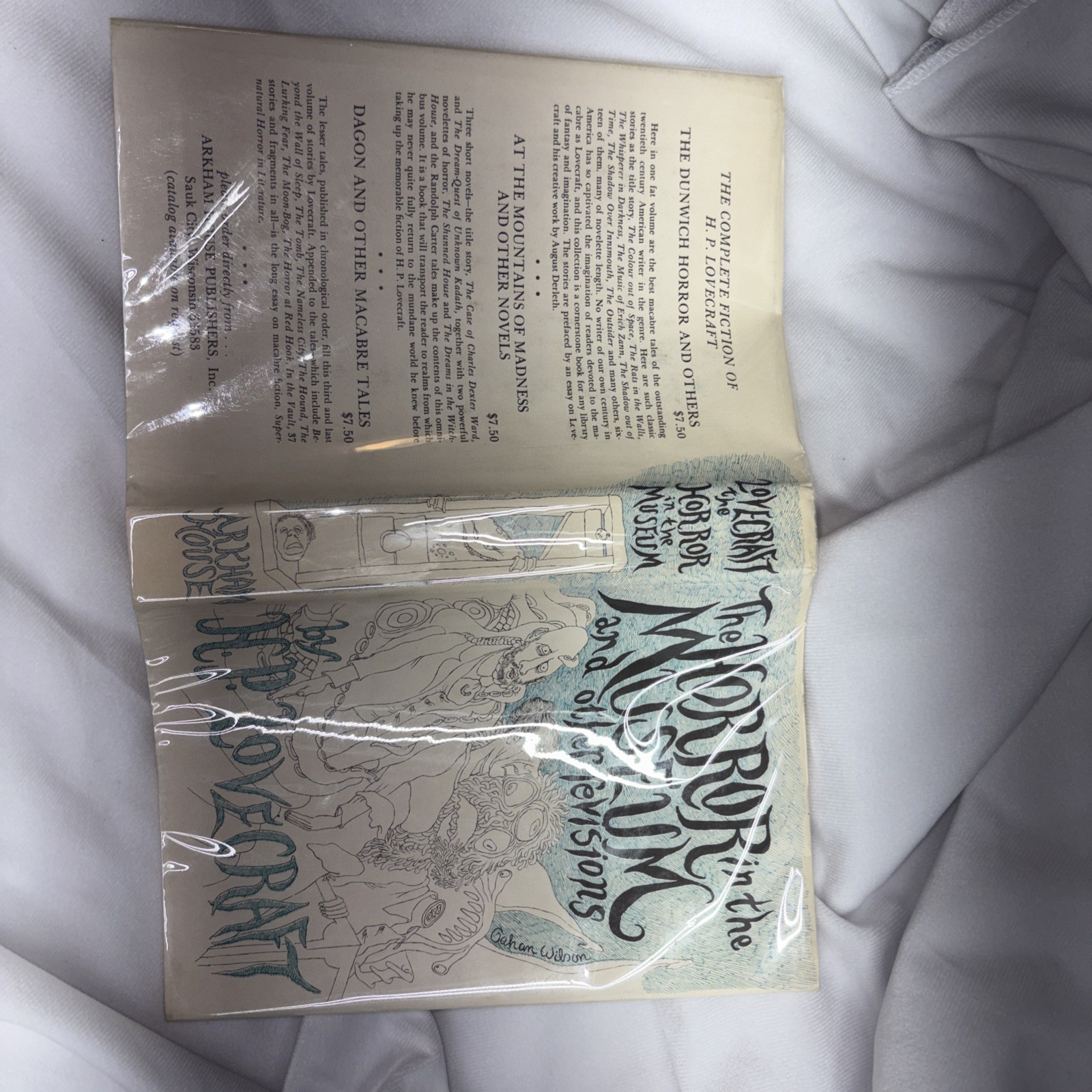 The Horror in the Museum & other Revisions 1970 1st H. P. Lovecraft Arkham House