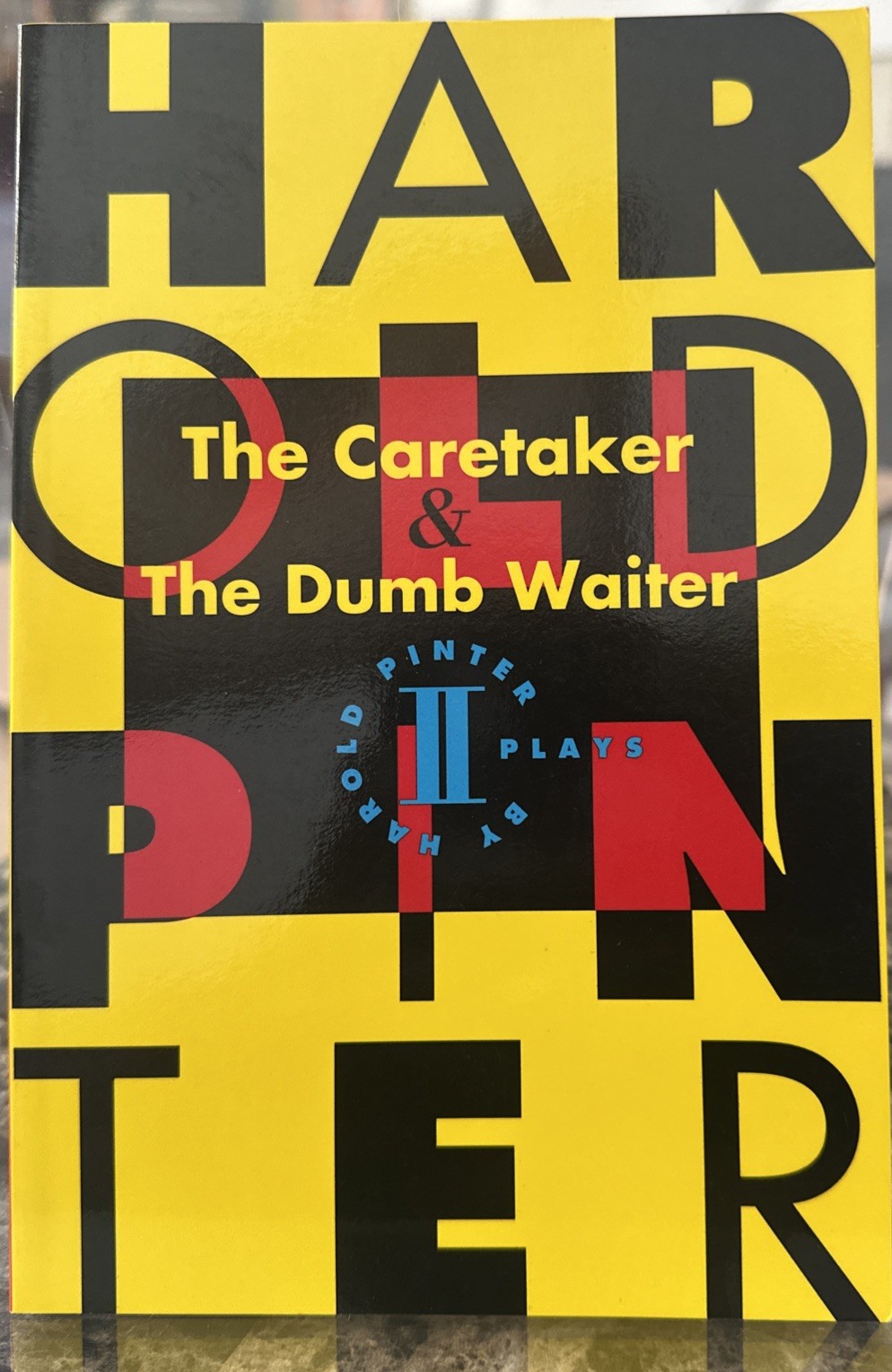 The Caretaker & The Dumb Waiter, by Harold Pinter, 1988, Paperbound