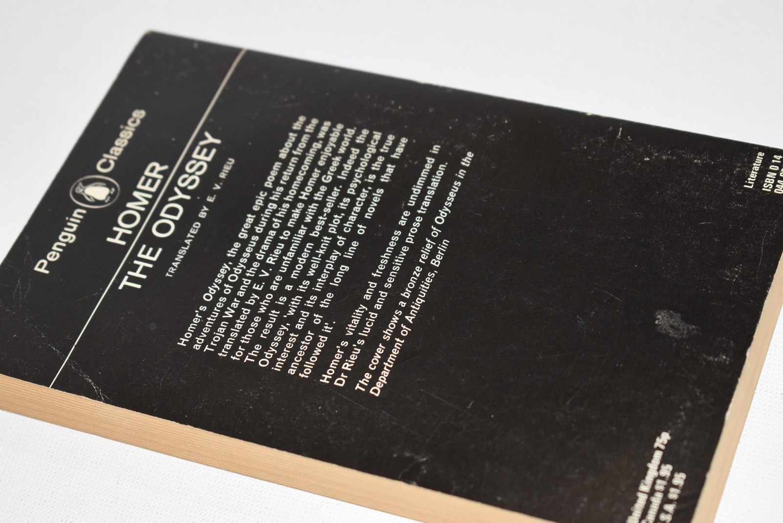 Penguin Classics Homer The Odyssey (Penguin Books, 1973 Paperback)