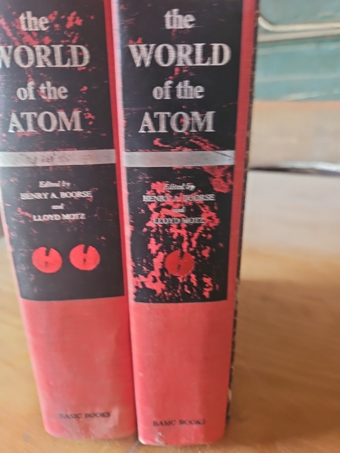 Henry Boorse & Lloyd Motz: World of the Atom Like New 1st edition in slipcase