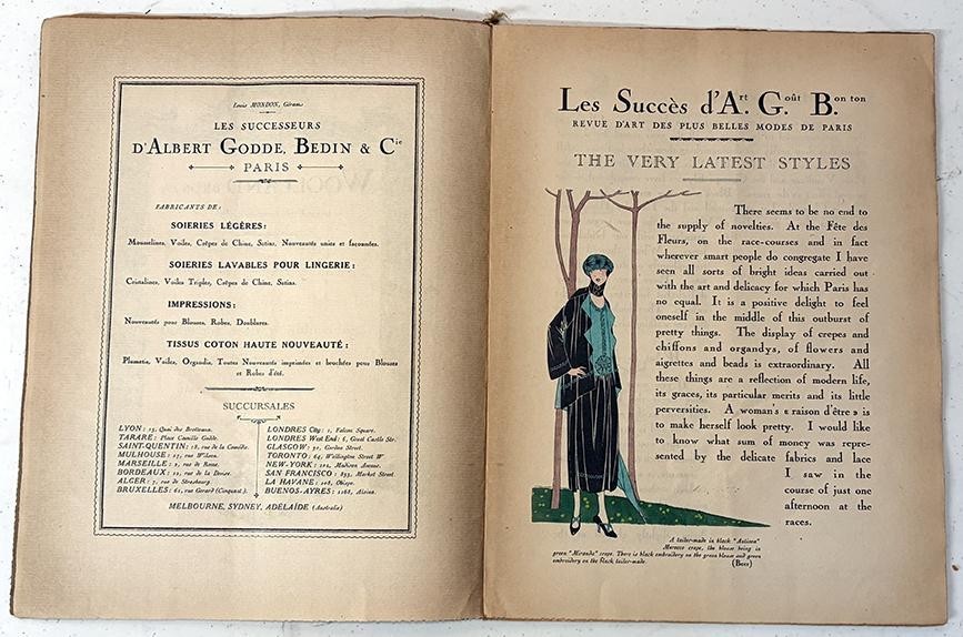 Art Goût Beauté – June 1921 Art Deco Paris Fashion Plates Porchoir AGB Magazine