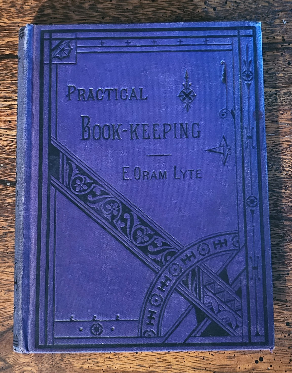 1880 PRACTICAL BOOK-KEEPING BY ELIPHALET ORAM LYTE – HARDCOVER TEXTBOOK