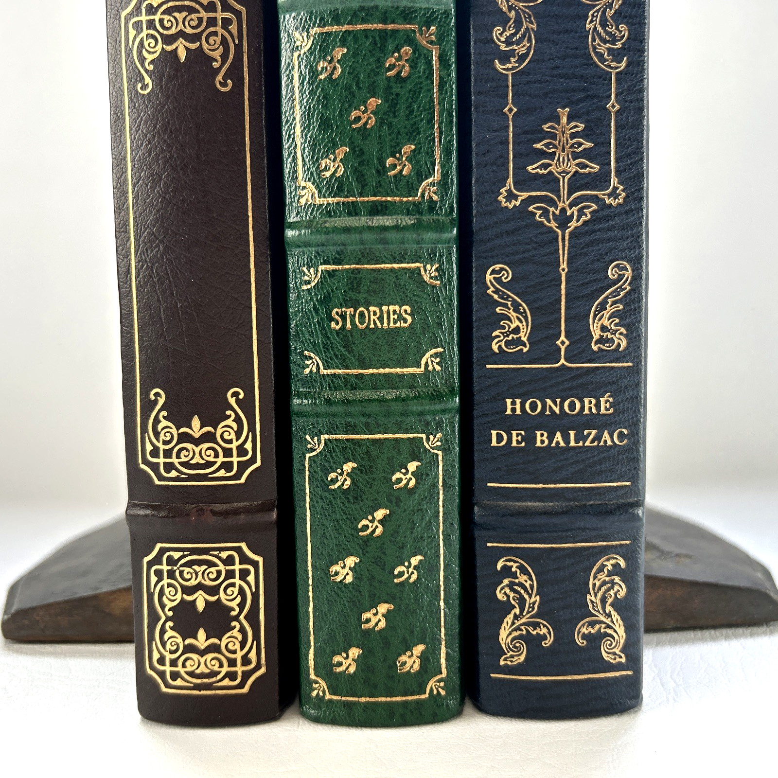 Lot 3 Franklin Library Classics Leather Bound Books Walter Scott Waverley Balzac