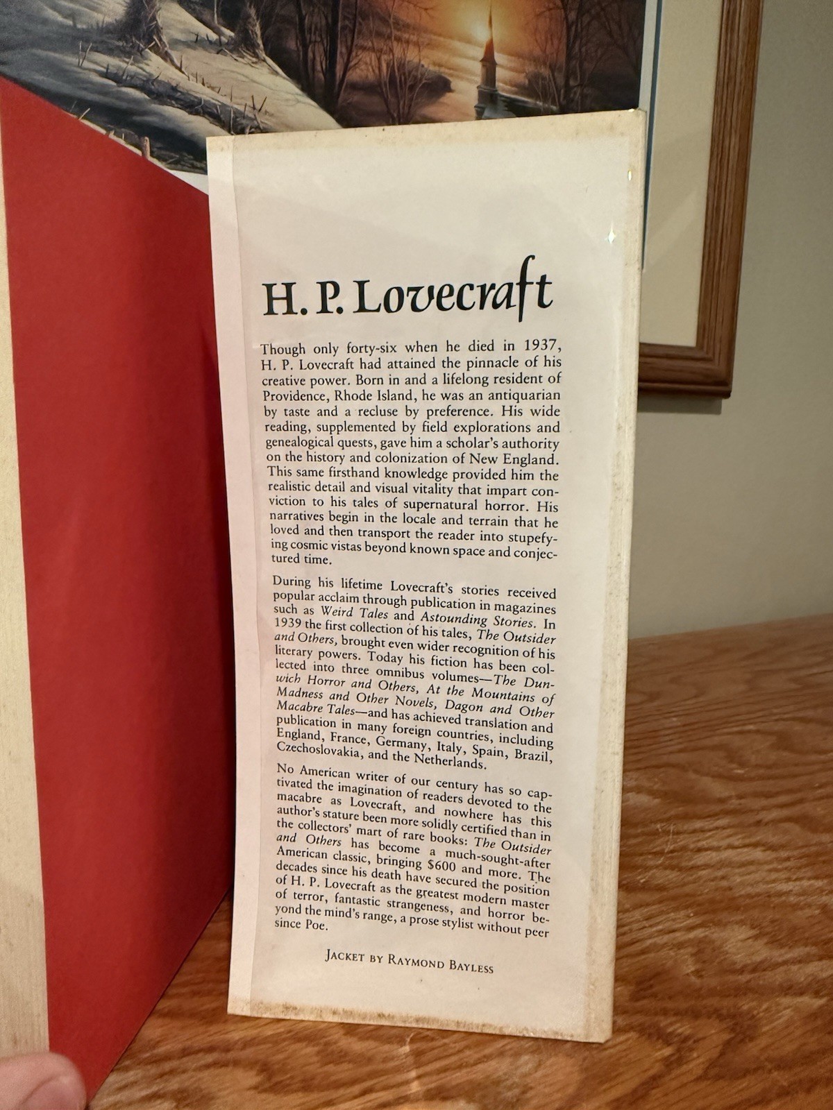 DAGON AND OTHER MACABRE TALES H. P. Lovecraft HCDJ Horror Cthulhu Arkham VG+