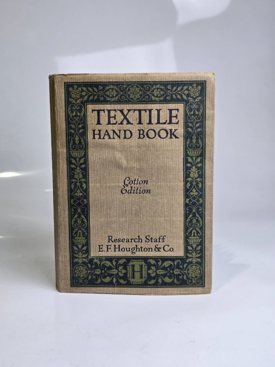 Textile Hand Book by E. F. Houghton & Co. 1925 Edition HC Book