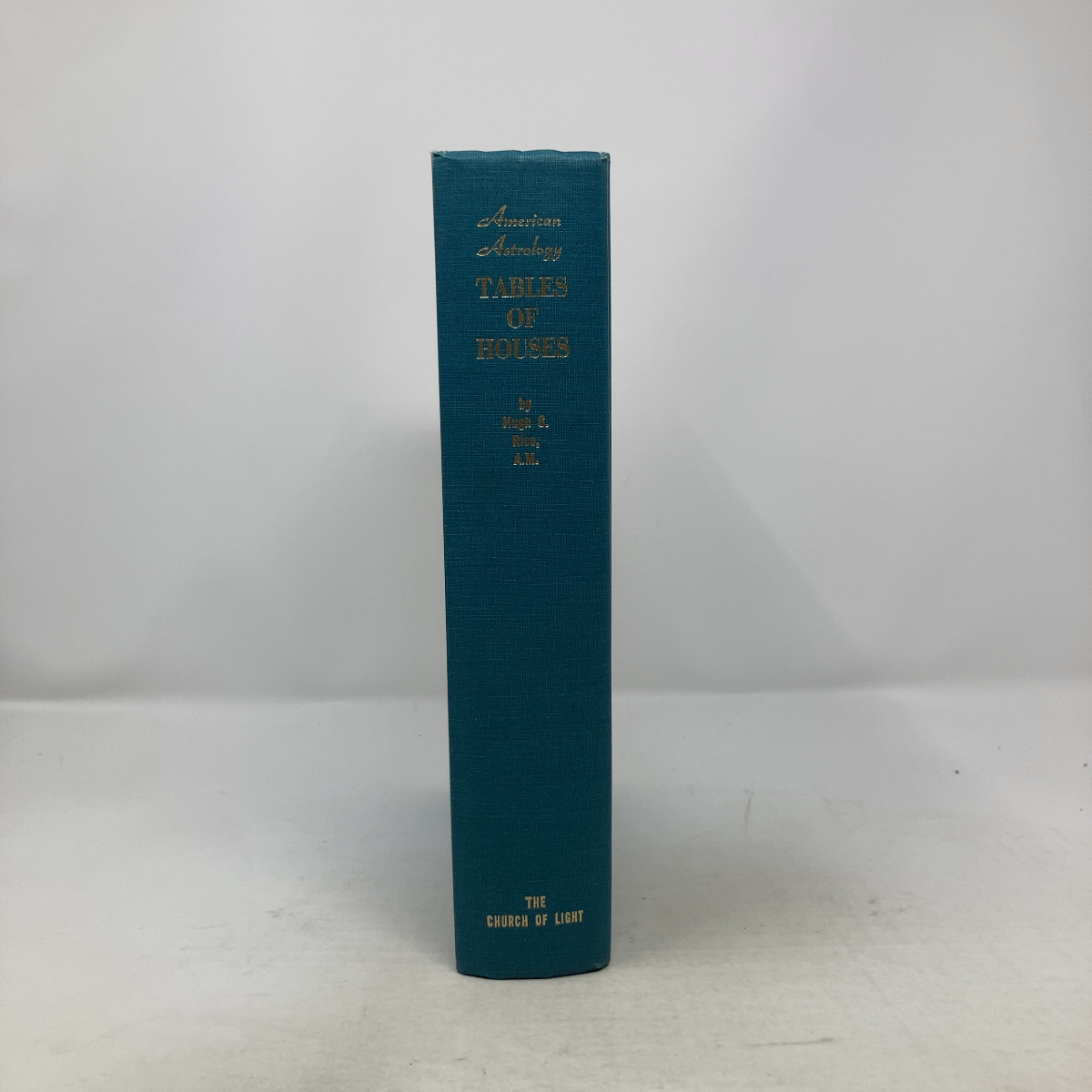 American Astrology Tables of Houses by Hugh S. Rice HC First Thus Very Good 195