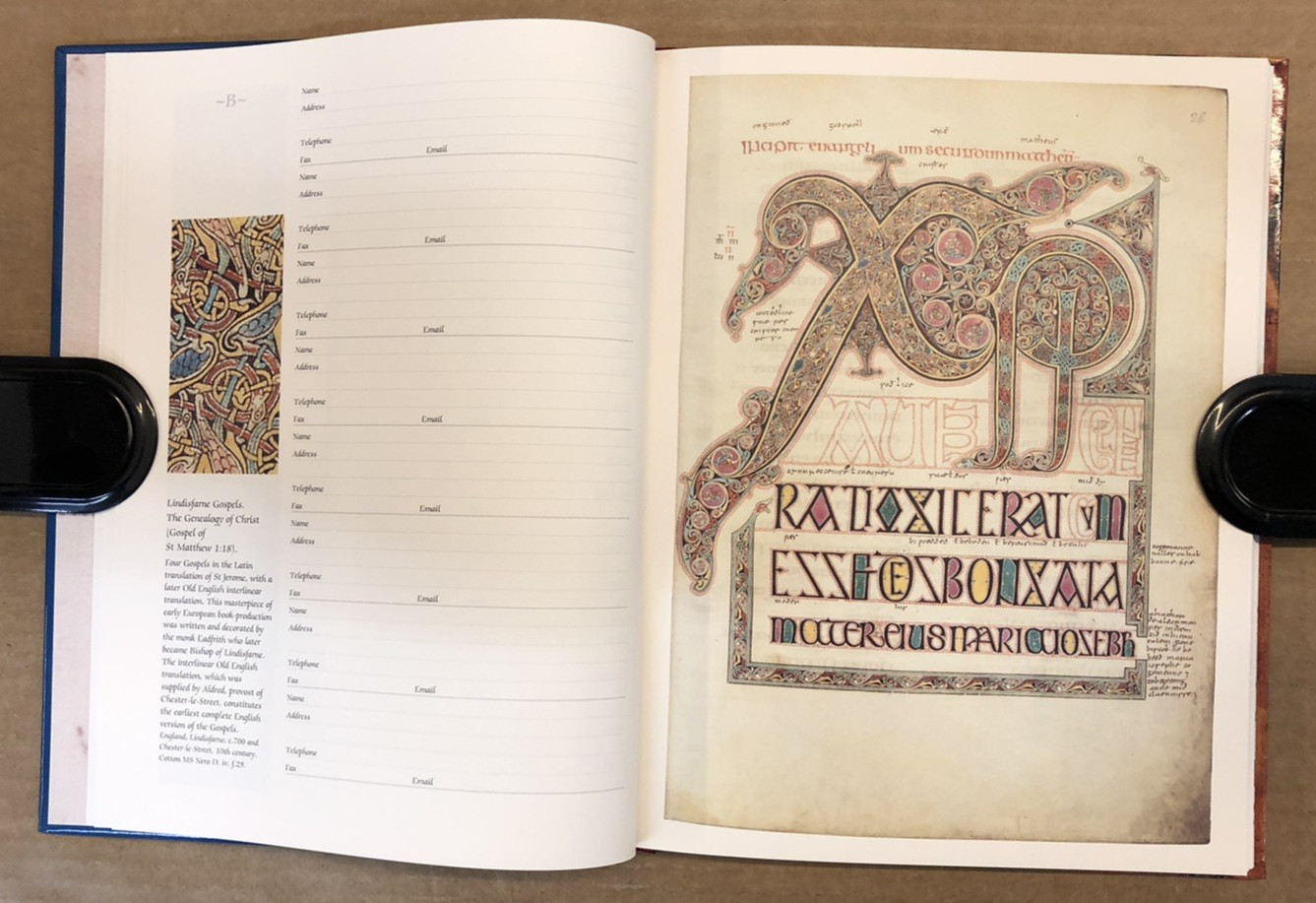 Bible Manuscripts – Address Book – The British Library – Hardback – 1999