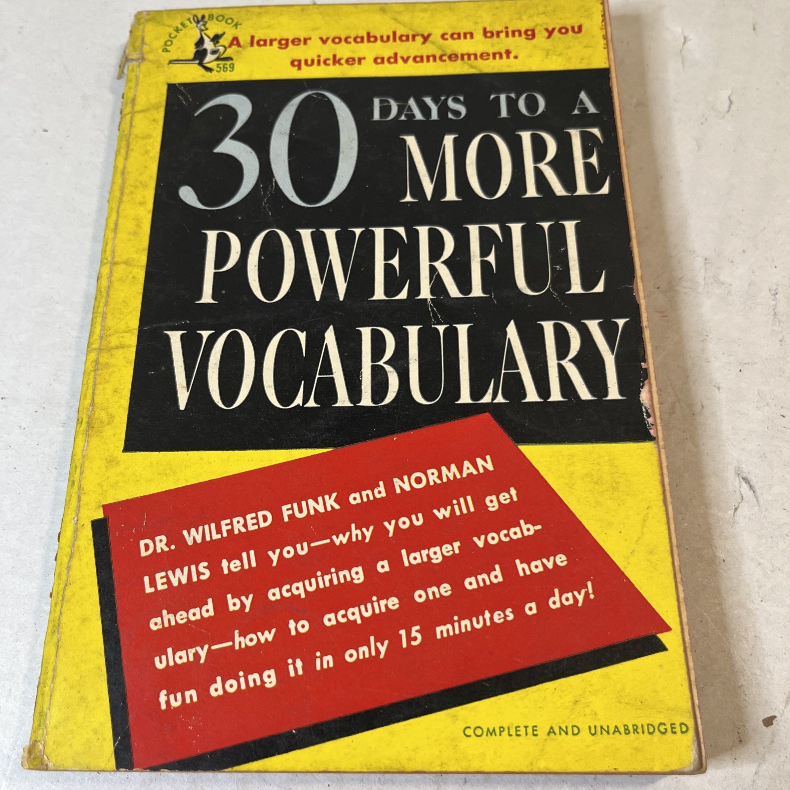 30 Days to a More Powerful Vocabulary by Wilfred Funk and Norman Lewis