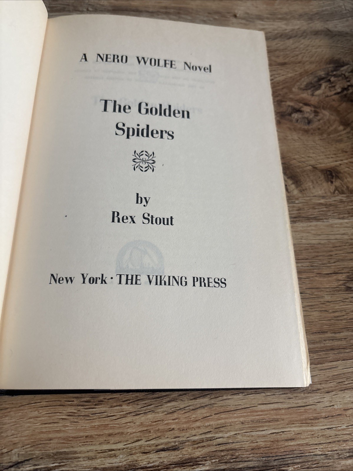 3 BCE HC 1952/53 REX STOUT Prisoner’s Base, Golden Spiders, Triple Jeopardy