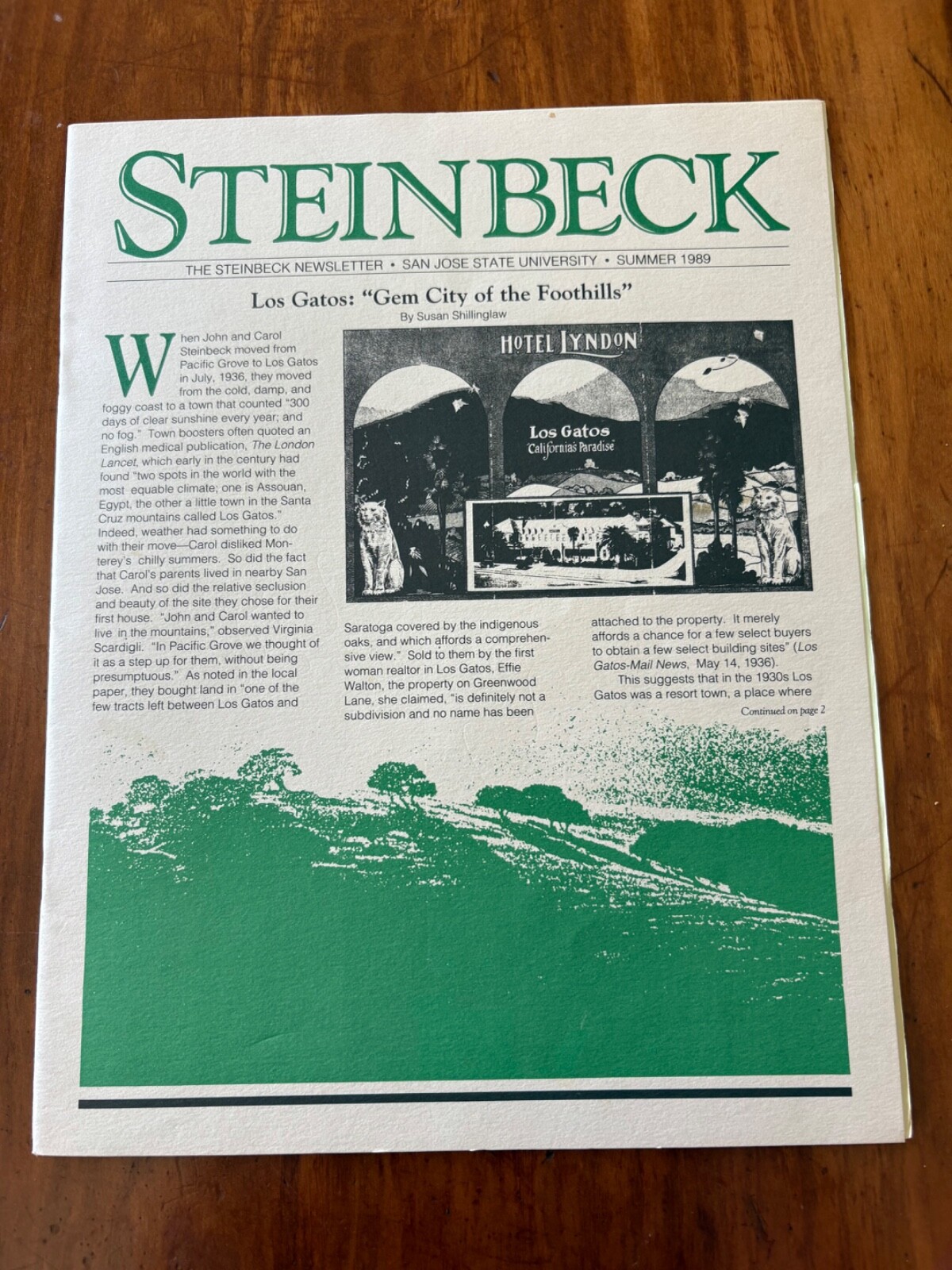 SEVEN JOHN STEINBECK NEWSLETTERS 1987-1992 SAN JOSE STATE UNIVERSITY FINE!
