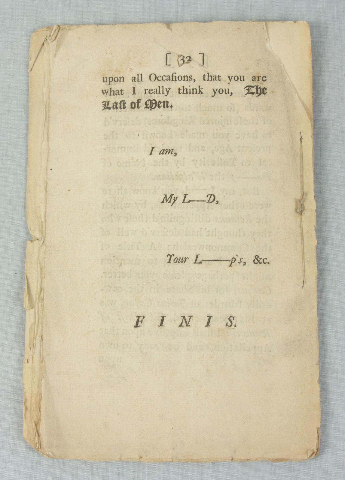 Rare Political Pamphlet – 1743 – Politics – Henry St John BOLINGBROKE Stanhope