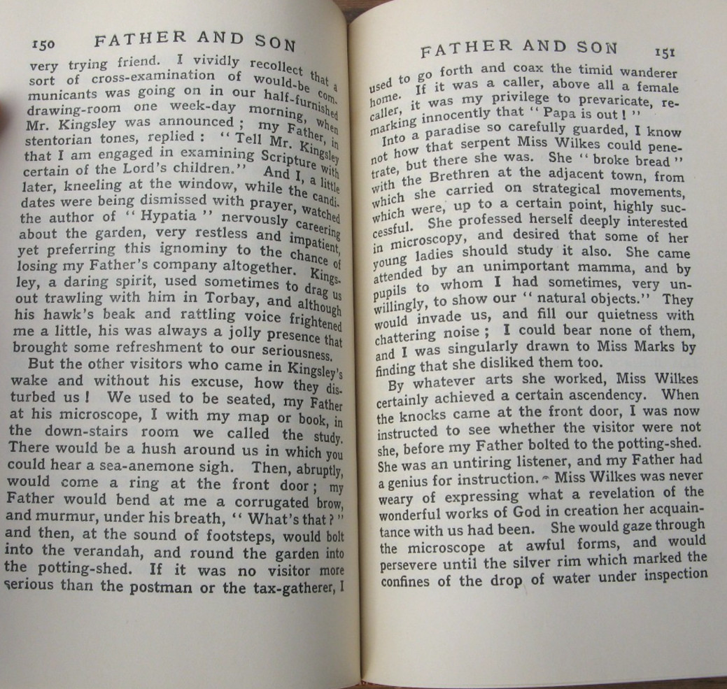 1935 Father and Son- Edmund Gosse leather fine binding
