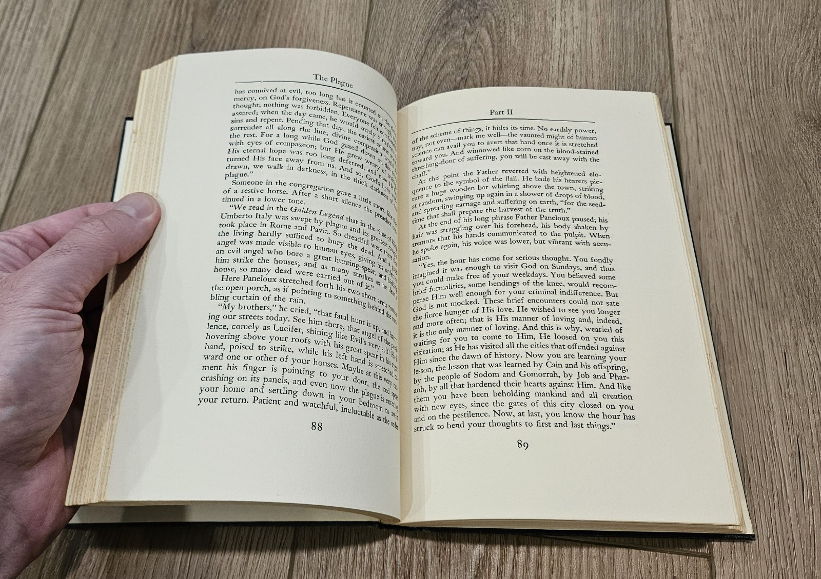 The Plague by Albert Camus – 1957 Ninth Printing Alfred Knopf Hardcover (No DJ)