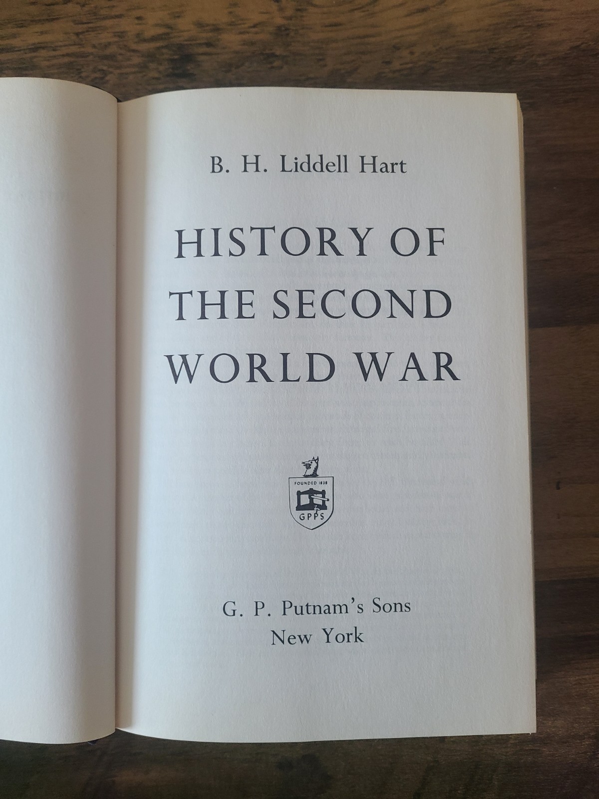 History of the Second World War B. H. Liddell Hart 1970 1st BCE Hardcover w/ DJ