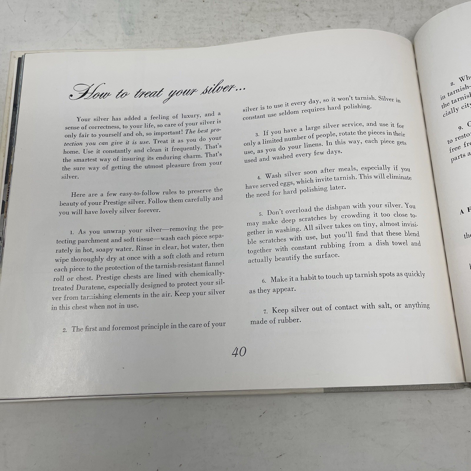 Your Reference Book of Silver Etiquette Emily Post 1953 HC 1st Edition Vintage