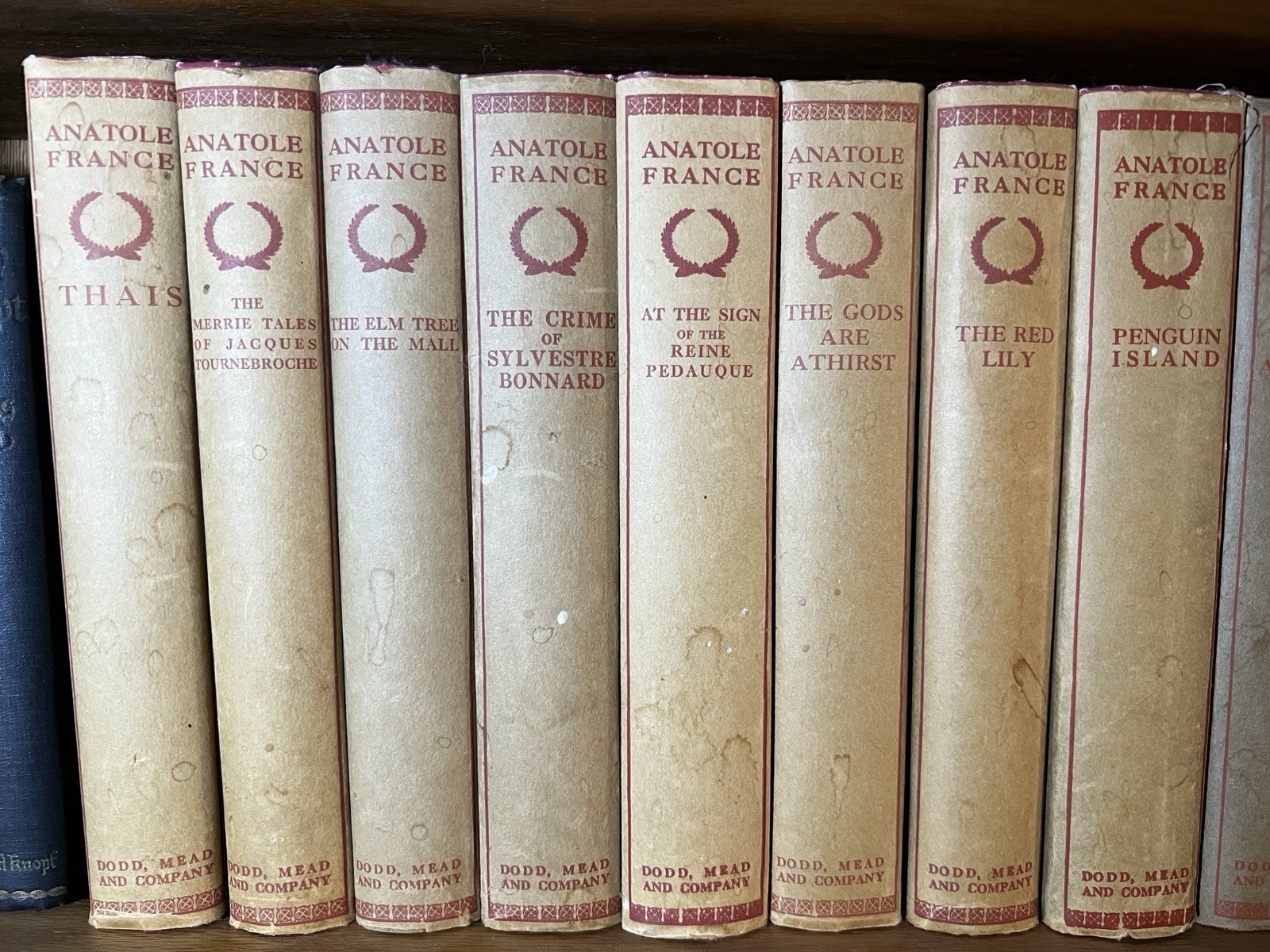 Anatole France – Complete 15-Vol Matched Master Edition (Dodd, Mead & Co) Rare!