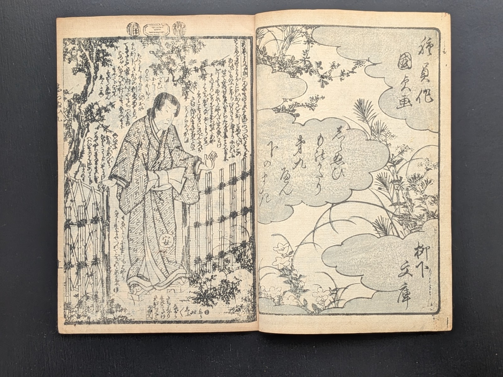 Japanese Ukiyo-e Woodblock Print Book 8-484 2-Volumes Utagawa Kunisada
