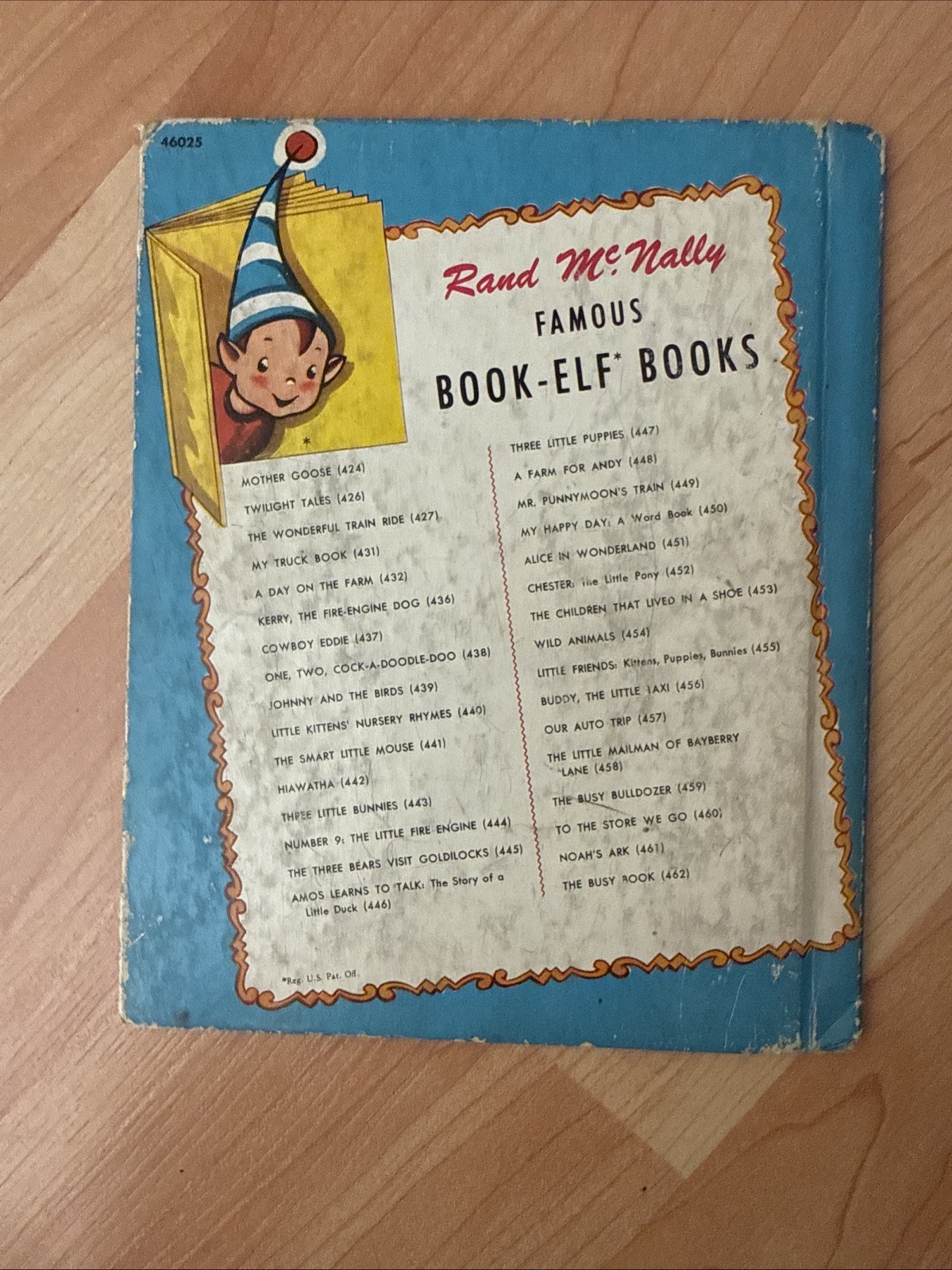 Lot of 5 Vintage Rand McNally Junior Elf Books: Davy Crockett & More