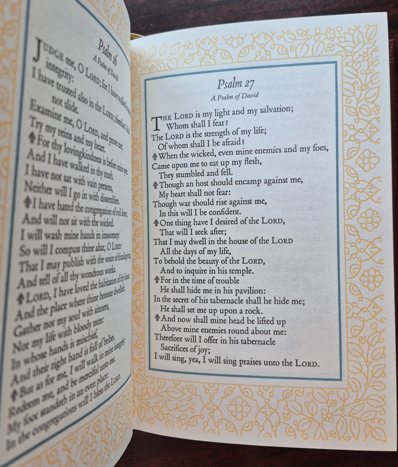 THE BOOK OF PSALMS KJV (Easton Press, Genuine Leather, Like New w/Archive Notes)