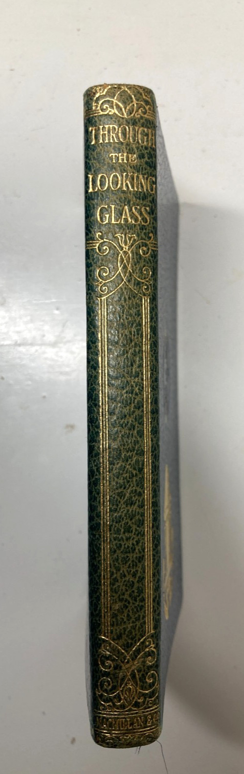 1935 Lewis Carroll LOOKING-GLASS Miniature Full Morocco Leather Tenniel