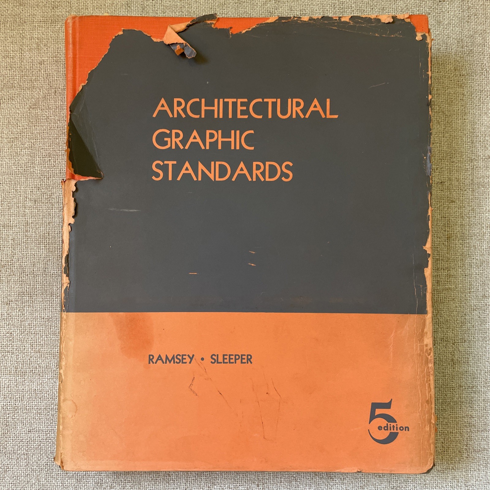 Architectural Graphic Standards Ramsey & Sleeper 1965 HC DJ 5th Edition