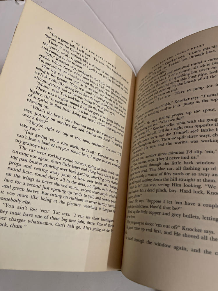 NONE BUT THE LONELY HEART By Richard Llewellyn SIGNED 1st printing 1969